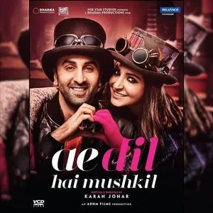 Download Ae Dil Hai Mushkil (2016) Netflix Hindi Movie 480p, 720p, 1080p